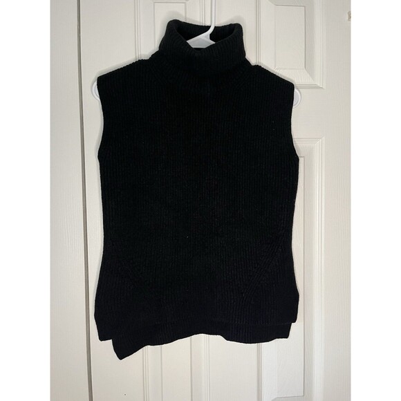 Everlane Women Black Sweater Vest XS - Picture 2 of 6